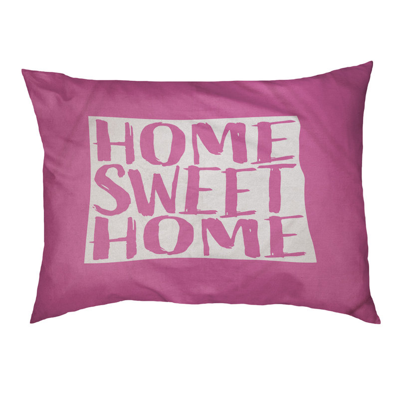 North Dakota Fleece Pet Bed, Large (40" L x 50" W), Pink