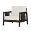 Chaises longues Comfort, ensemble moderne pour terrasse en bois d'acacia