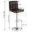 Swivel Upholstered Adjustable Height Counter Stool with Metal Frame-1115166551-1115289637