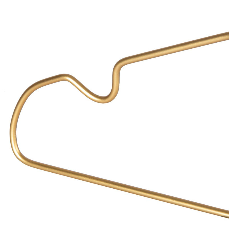 Harbour Housewares - Metallic Children's Coat Hangers, Gold