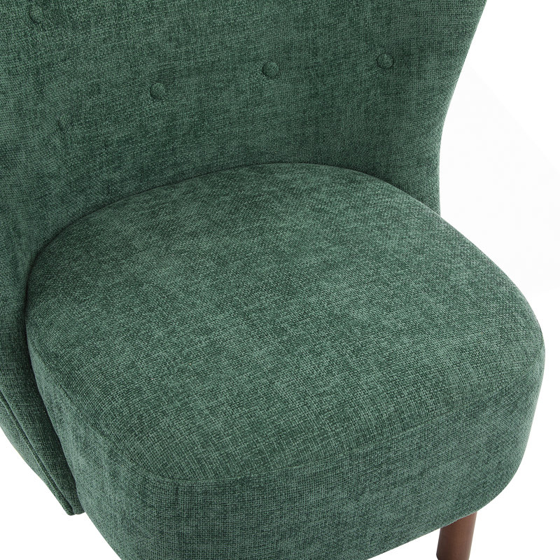 Fauteuil d'appoint rembourré Bella, Green