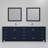 Jacques 84 in. W x 22 in. D Double Bath Vanity, Faucet Set, & 34 in. Mirrors-113025136-113025137