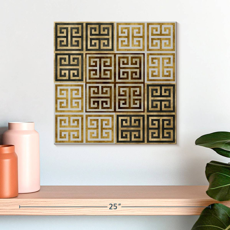Kerner Greek Key I, 16" H x 16" W