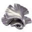 ARTS & CRAFT GINKGO KNOB IN PLATE-40648586