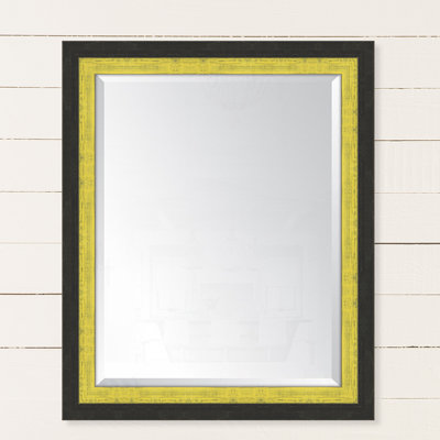 Wood Flat Wall Mirror