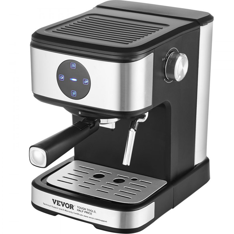 Espresso Machine, 15 Bar Coffee and Espresso Maker with Milk Frother Steam Wand