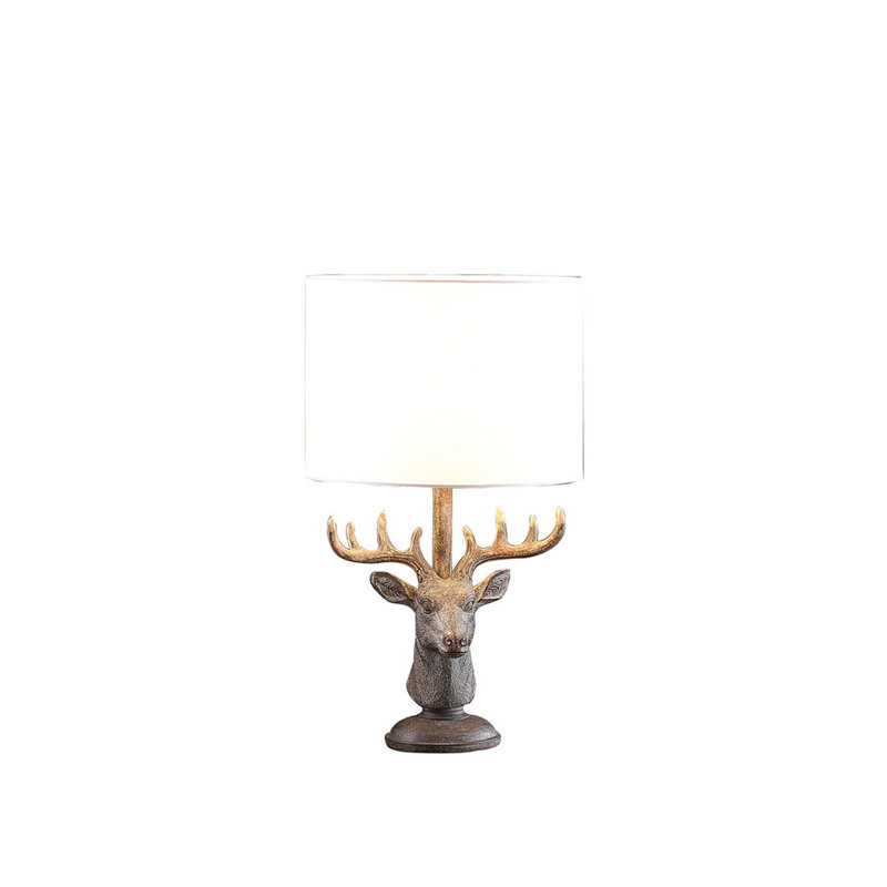 Lampe de table 18 po en cerf Elk Deer