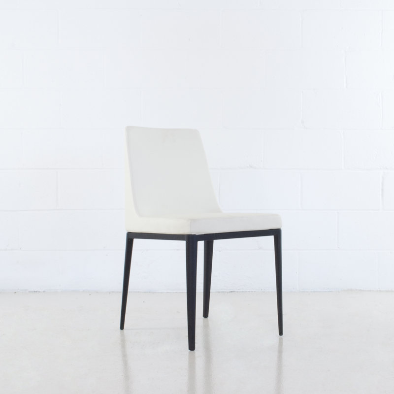 Chaise rembourrée Capson, Crème
