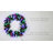 24" Multi-Function Colouring Changing Fibre Optic Artificial Pine Christmas Wreath