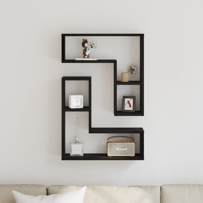 L-Shaped Floating Shelf