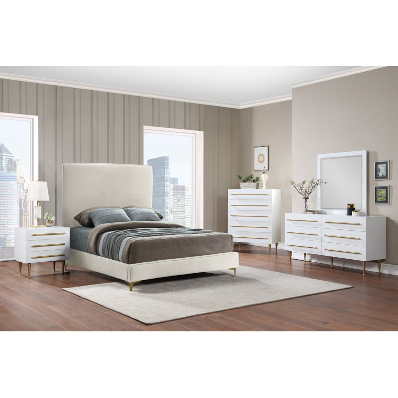 Marisol Poulan Accent Mirror, White