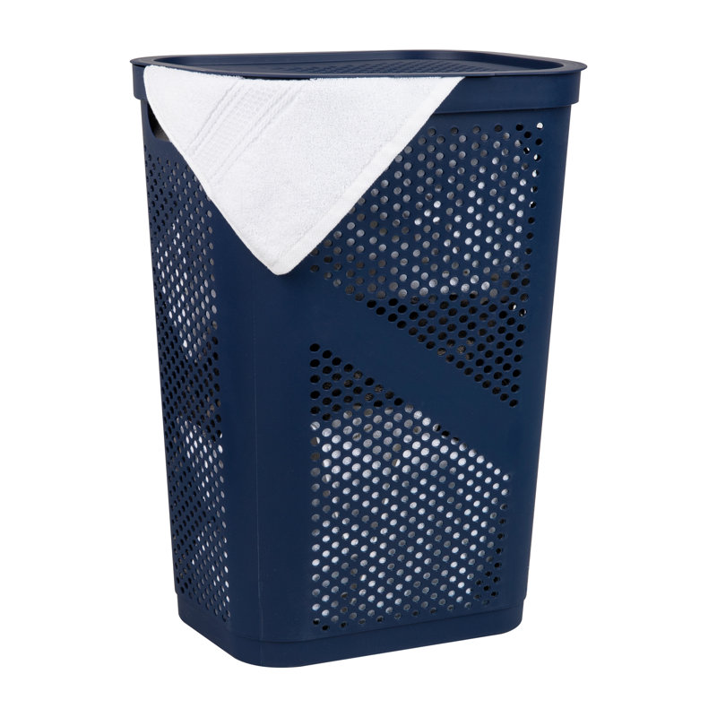 Panier à linge léger et perforé, Navy