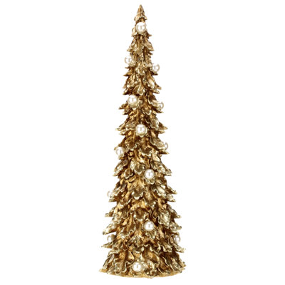 Gilded Pearl Tree, Small - 19 Inches