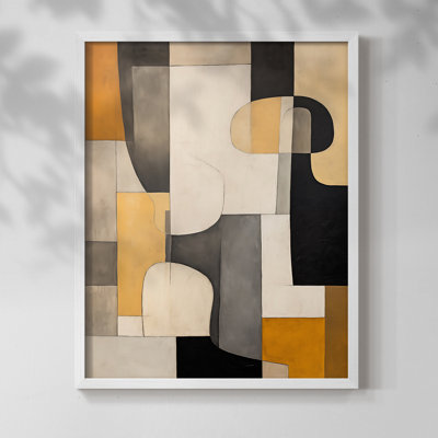 ABSTRACT Series DV  -Premium Framed Print -Ready to Hang - No Nails Required