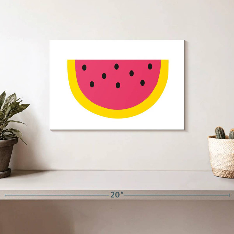 Yarlin Watermelon Slice II, 8" H x 12" W