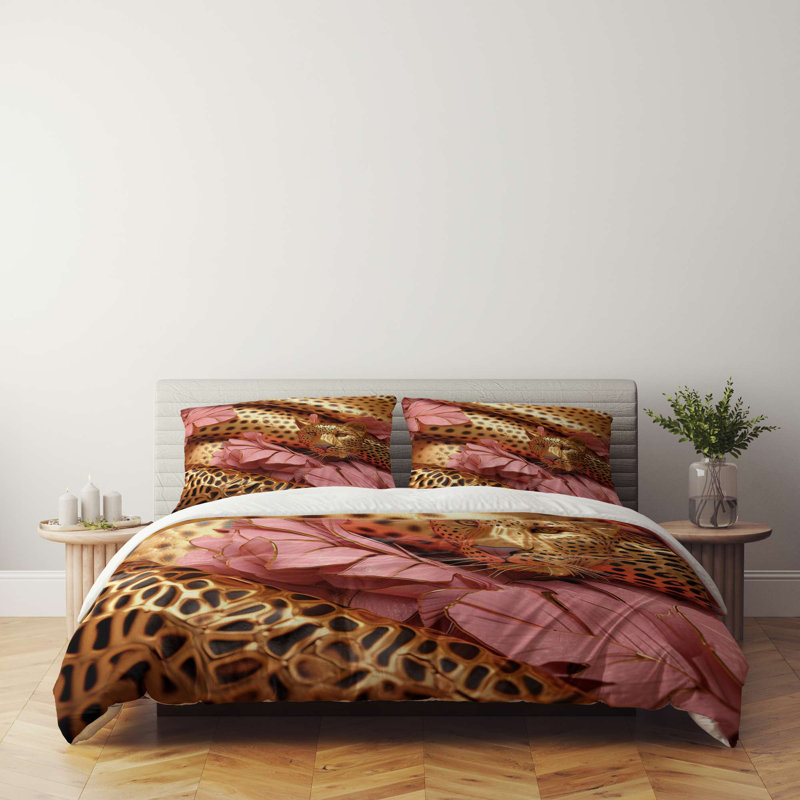 Luxury King Quilt Cover Set (3 Pieces) - 70% Polyester / 30% Cotton, 94.5 x 86.6 inches | Soft & Durable, 120 Thread Count, Button Closure Duvet Cover & Envelope Pillowcases | Machine Washable, Elegant Home Bedding