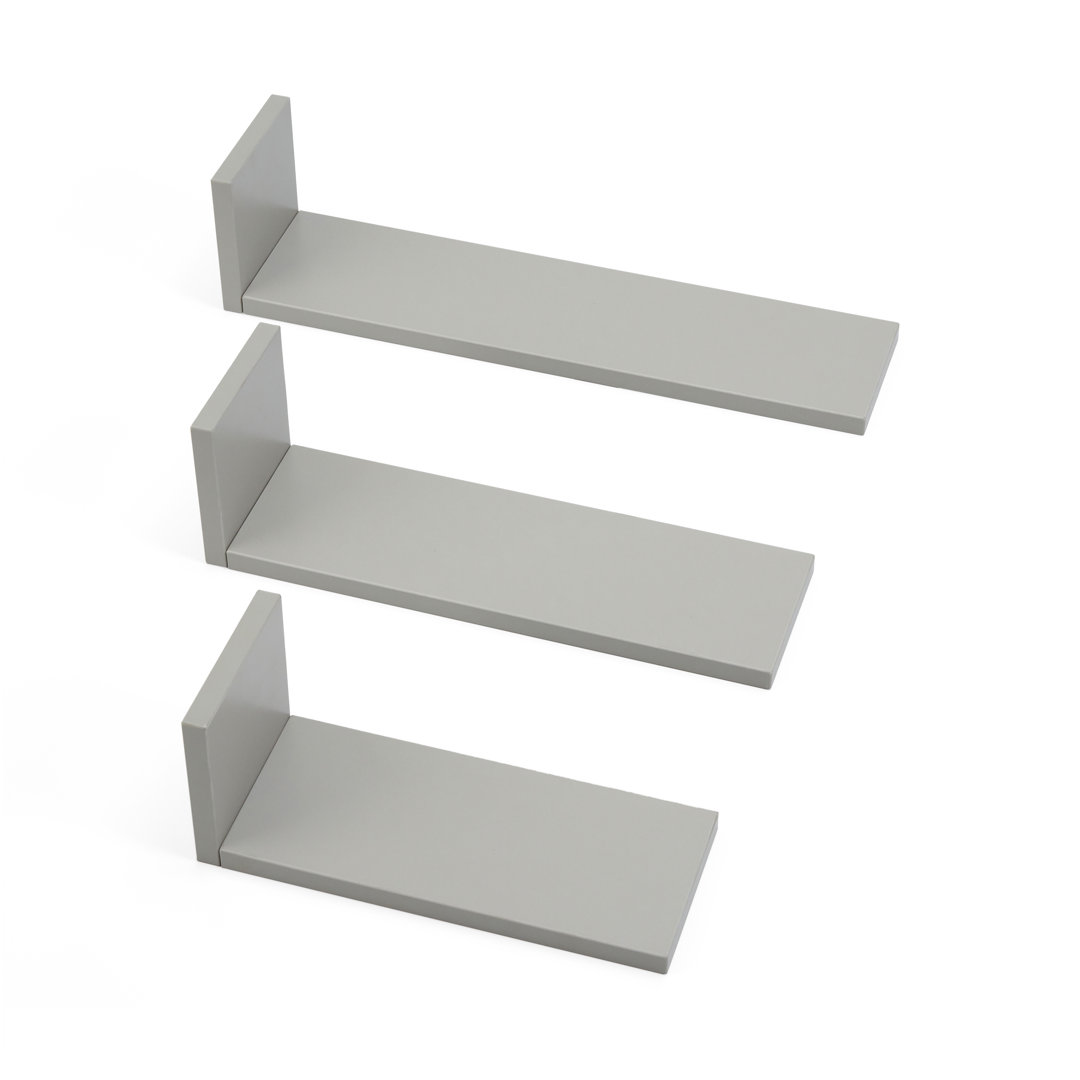 Tutti Bambini Rio 3 Piece L-Shaped Wall Shelves Set