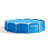 Plastic Round Metal-frame Above-ground Pool 30'' H x 144'' W x 144'' L
