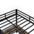 Metal Loft Bed with Desk and Shelves, Loft Bed Frame for Bedroom-707123269-716877263