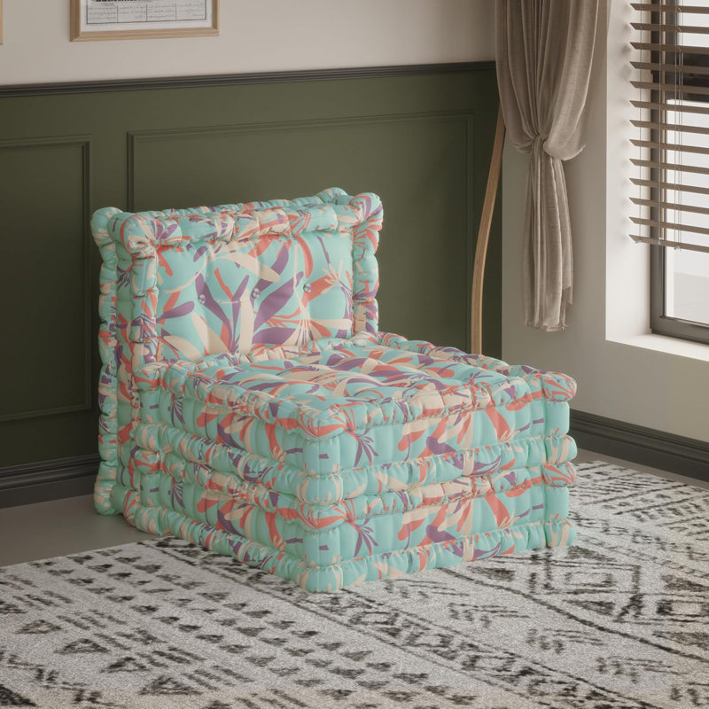Velvet Accent Chair, Mint Green