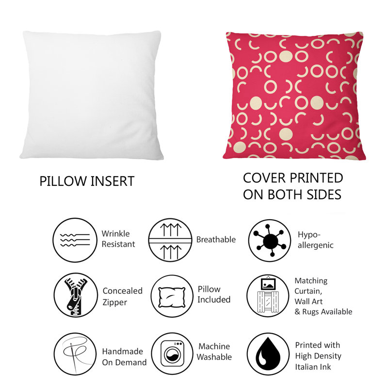 Abstract Throw Pillow