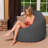 Bean Bag Chair for Kids, Teens, and Adults - Filled with Soft Beads, Includes Removable and Machine Washable Cover - Multiple Colors, Sizes and Fabrics including Soft Nylon & Canvas with Patterns-1783239227-1785356750