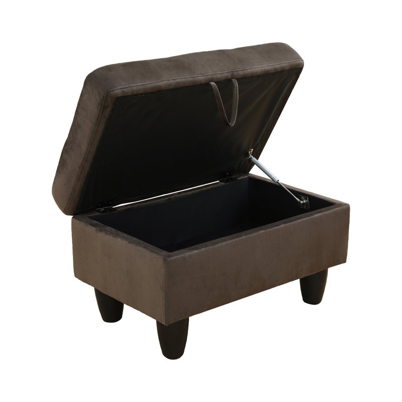 Repose-pieds Claritza, Polyester brun