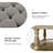 Lynde Kat Button Tufted Storage Ottoman-1608292094