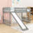 Enguerrand Twin Size Wood Loft Bed with Slide-519853032