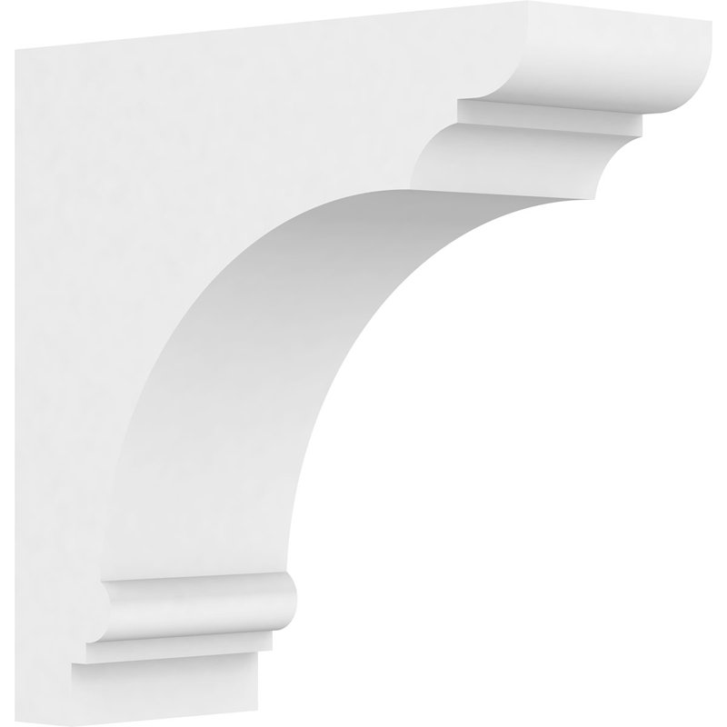 Support Standard Hughes Architectural Grade PVC, H 9 po x l 3,5 po x p 9 po