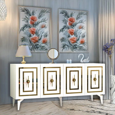 59'' Wide Multipurpose Console With Reflective Stripe