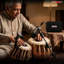 Ensemble de micros à 5 cordes indiennes pour micro Bayan Dayan Dholak-94958238