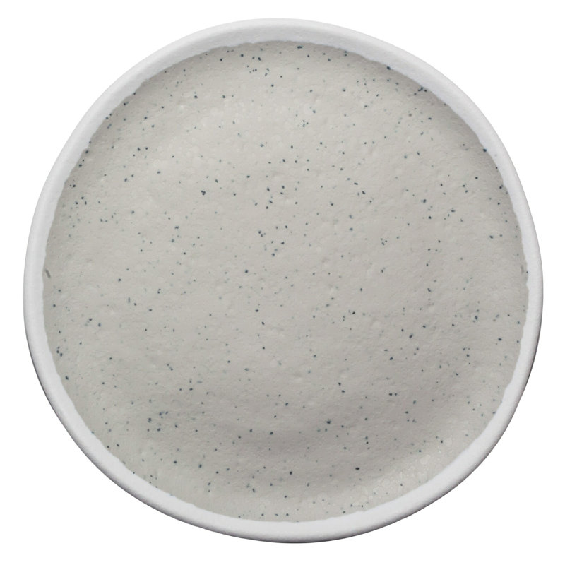  Assiette plate en mélamine 10,5 po, 12 pièces, Gris