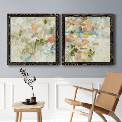 " Floral Blush I " 2 - Pieces Painting Print