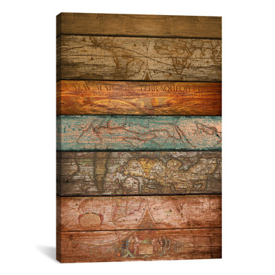 Mapas by Diego Tirigall - Wrapped Canvas Print
