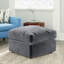 Arabella Soft Chenille Footstool -39703189