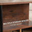 30cm W Metal Bedside Table
