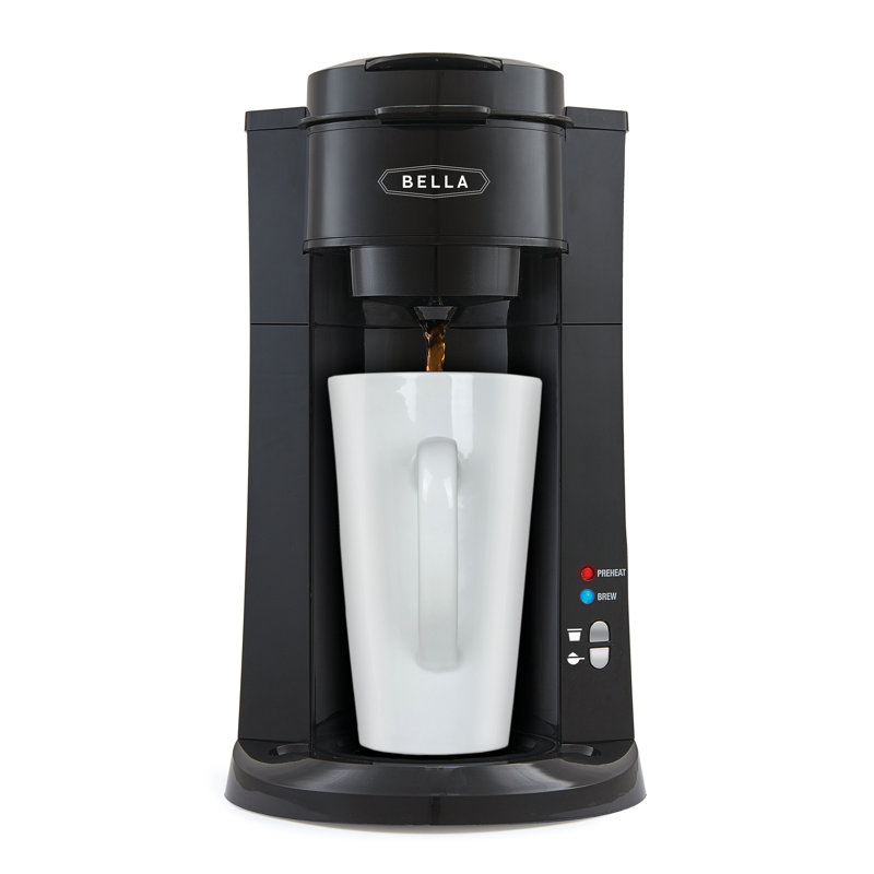 Cafetière personnelle polyvalente 2 tasses Bella