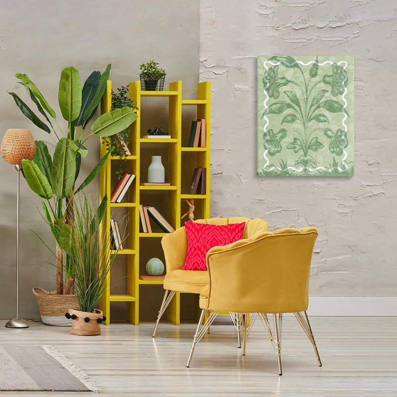 Art mural rétro sur toile Symmetry Botanicals, design par Lil 'Rue, H 30 po x l 24 po