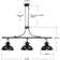 Waynetown 3 - Light Black Kitchen Island Pendant