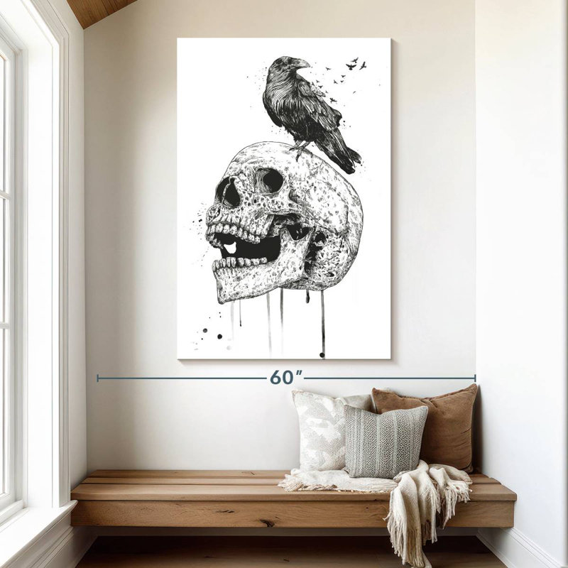 Hitzel New Skull, 51" H x 34" W
