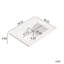 Lavabo de salle de bain 24 po avec armoire, meuble-lavabo et lavabo, armoire de rangement flottante murale 24 po (sans robinet, darin)