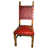 Cuir véritable rouge sélectionné