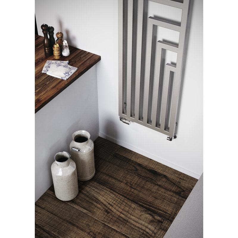 Angus Vertical Designer Radiator 1460Hx520W, Nickel