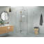Halo 49 in. x 41 in. x 78 in. 90-degree Fully Frameless Glass Hinged Shower Enclosure-2012583456