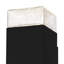 Saxton Integrated LED Matte Black Outdoor Wall Lantern-426201881