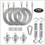 Ensemble de quincaillerie pour voile d'ombrage ColourTree