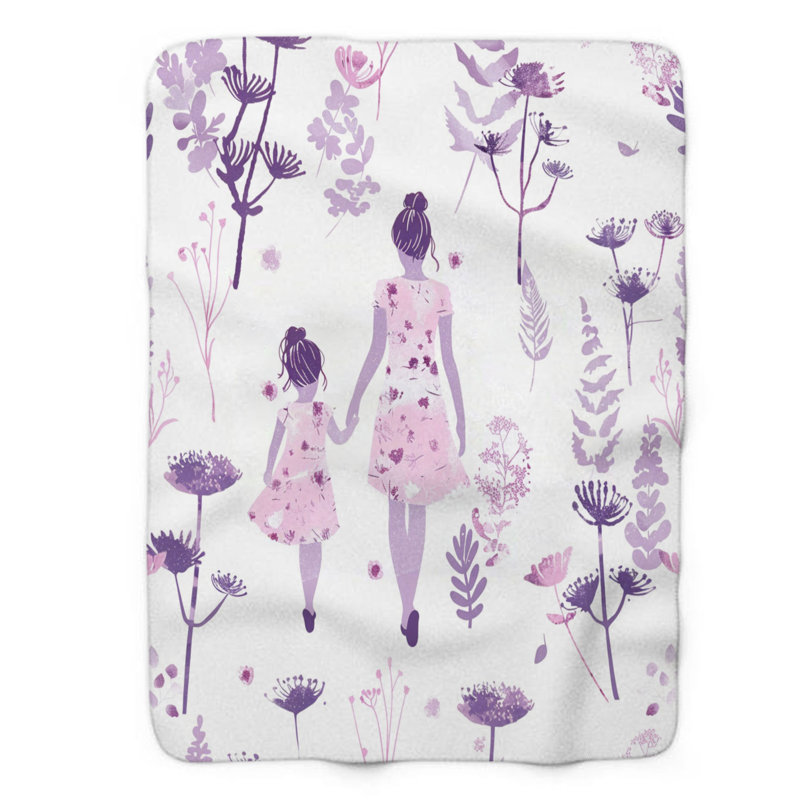 Mom Affection - couverture de qualité supérieure 1 pièce, L 50 po x L 60 po