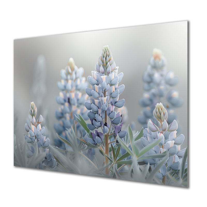 Liddel - Blue Bonnets, impression d'art mural, H 30 po x l 40 po x P 1,5 po, Métal métal