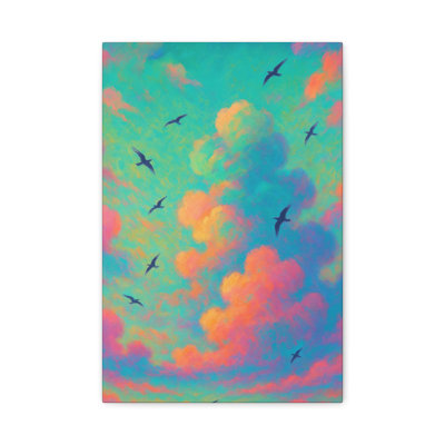 Apel Single Picture Frame Print on Canvas
